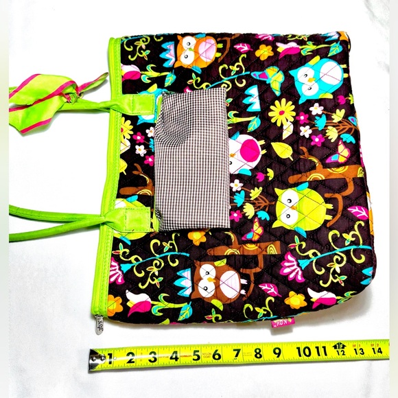 Colorful Owl Print Tote Bag - Picture 12 of 15